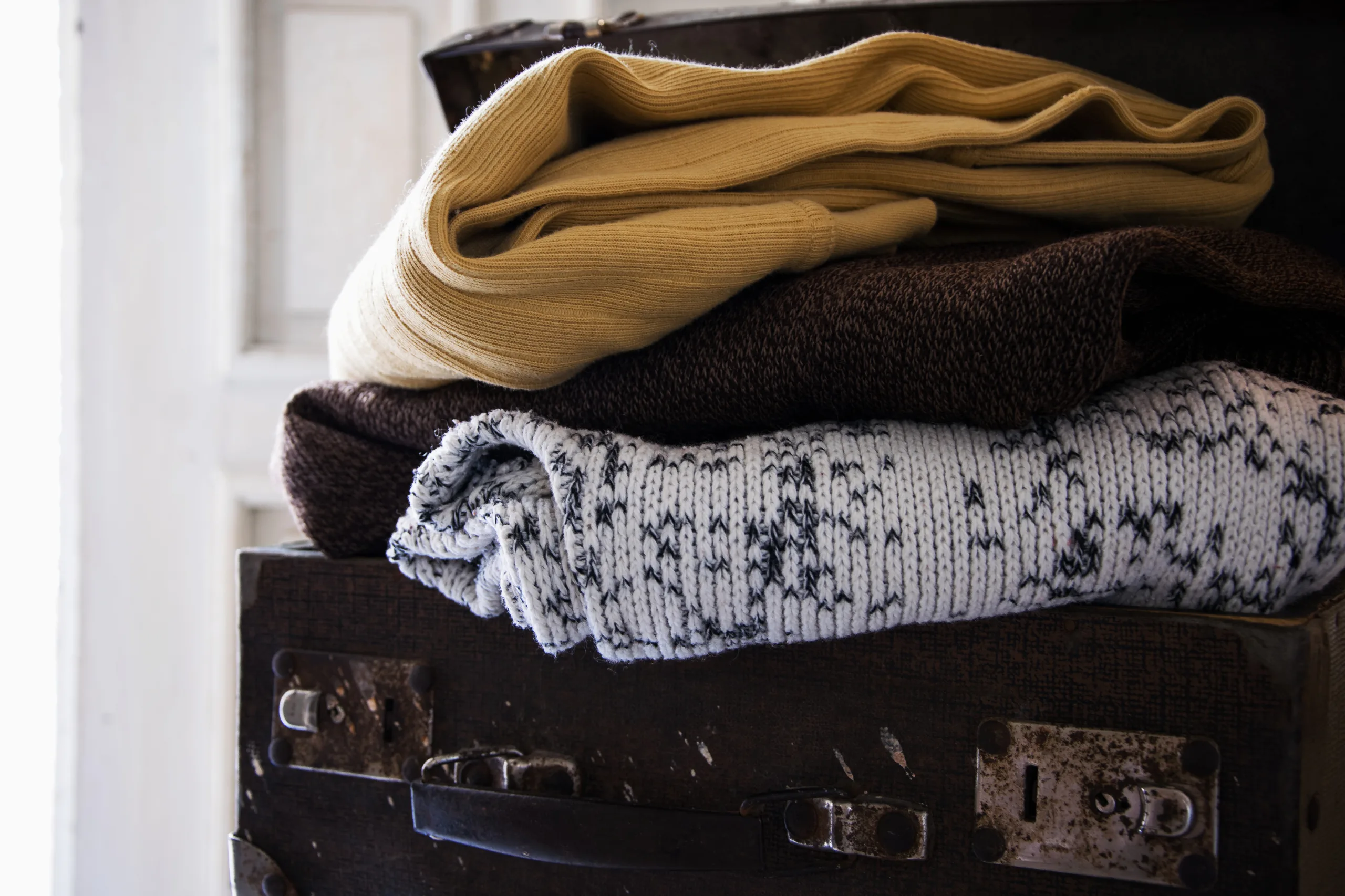 Stored woolens and blankets