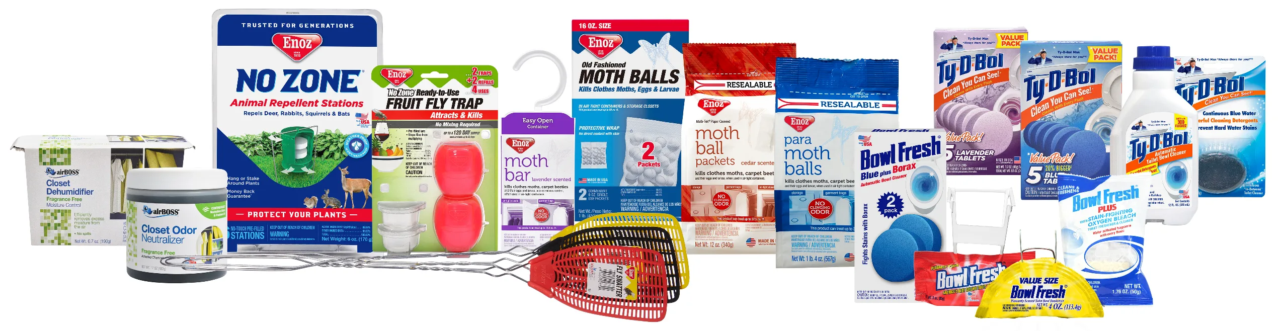 The Willert family of brands — Enoz, AirBoss, Reefer-Galler, Bowl Fresh and Ty-D-Bol products